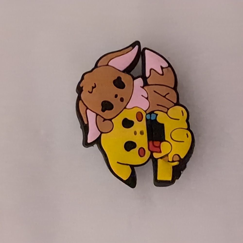🐊3/$10 Pikachu and Eevee Switch Shoe Charm
